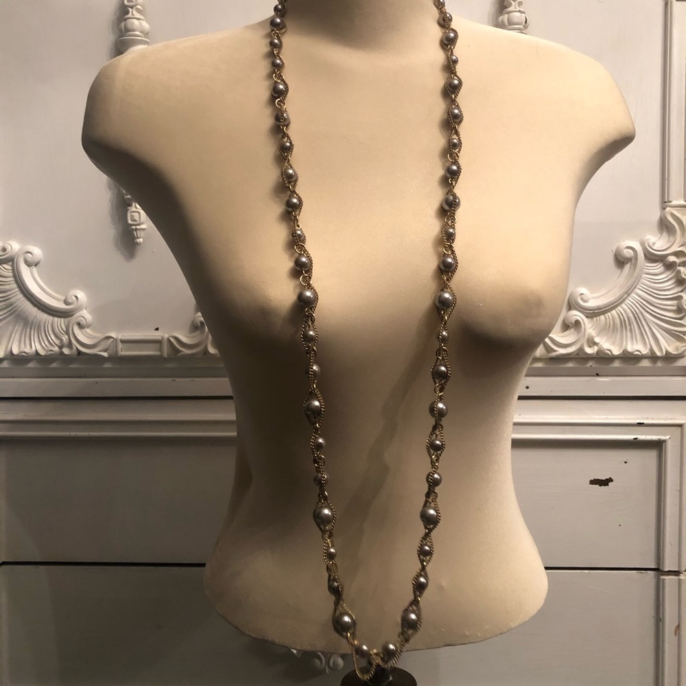 Chain / Bead Necklace - Picture 2 of 3